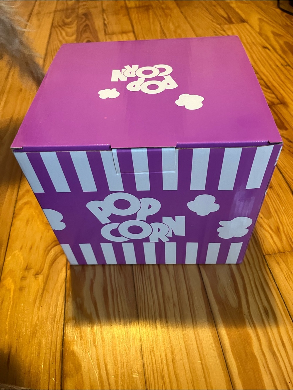 Purple Popcorn branded Popcorn maker